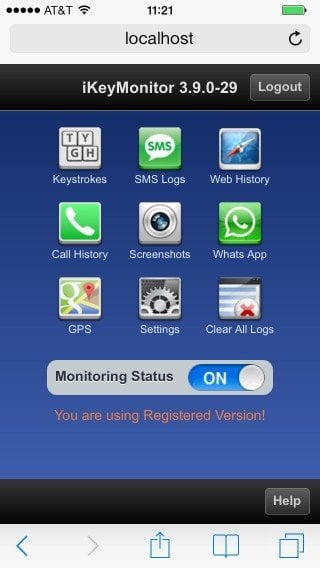 iKeyMonitor iPhone Spy App 4.7.0-4 full