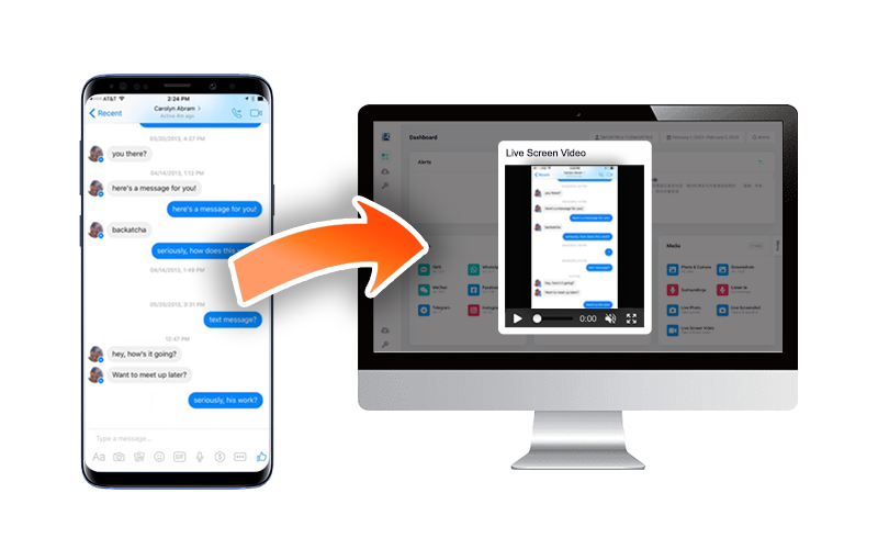 Record WhatsApp activities to video