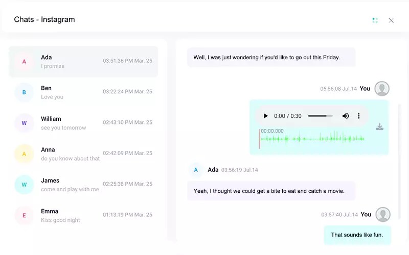 Spy on Instagram messages