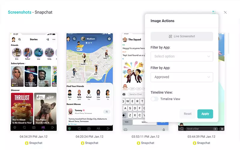 Spy on Disappearing Snapchat Snaps