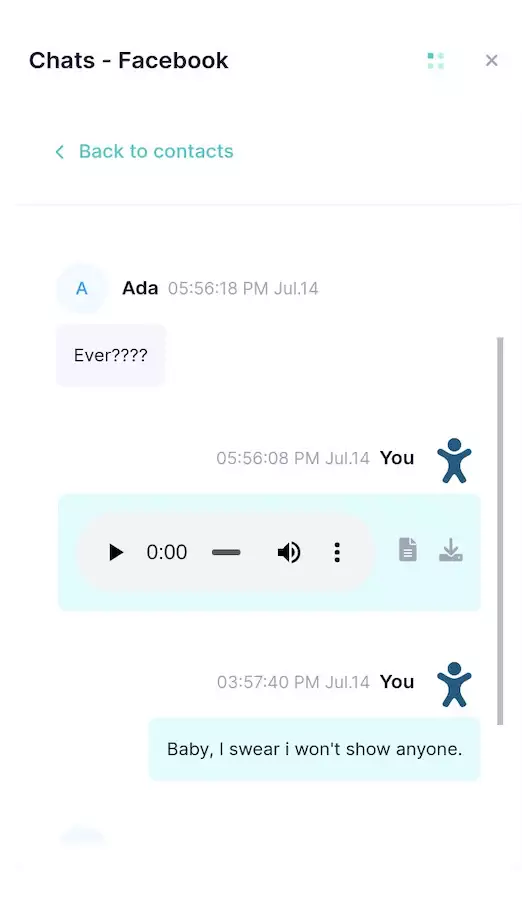 monitor Facebook social activities