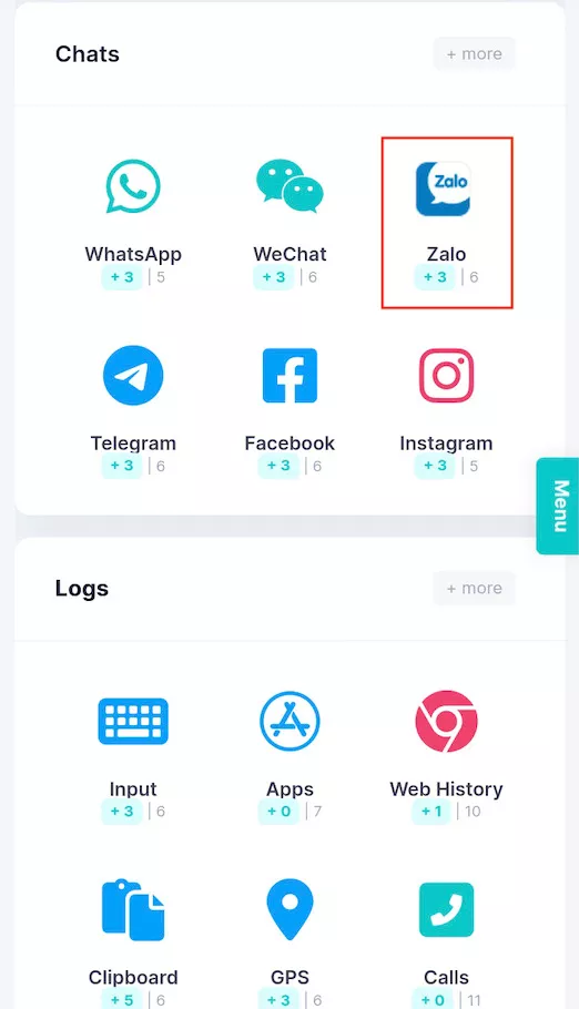 Zalo Spy App