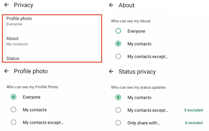 Hide-Profile-Information